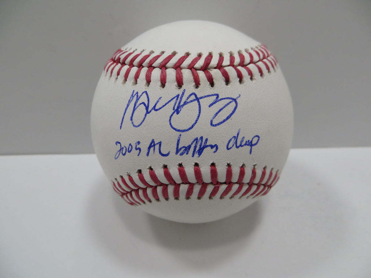 MICHAEL YOUNG SIGNED RAWLINGS OML BASEBALL w/INSC TEXAS RANGERS JSA