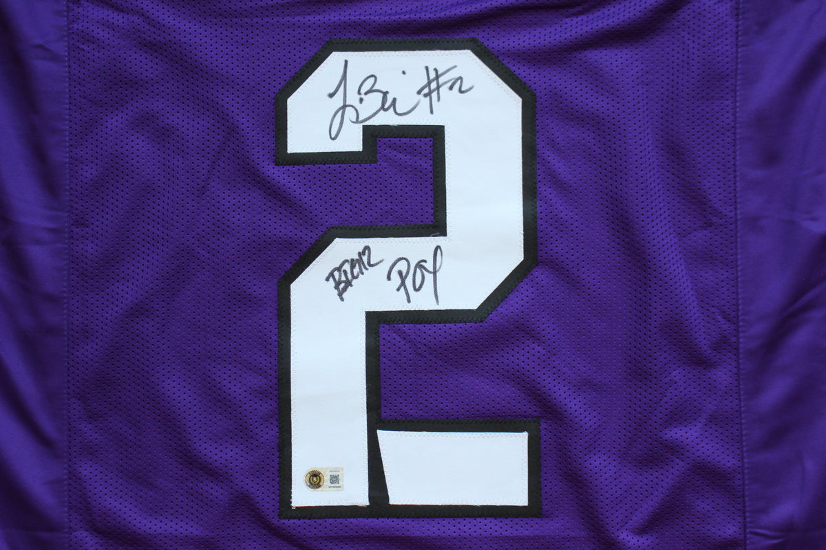 TREVONE BOYKIN TCU HORNED FROGS SIGNED PURPLE JERSEY wBIG12POY BAS
