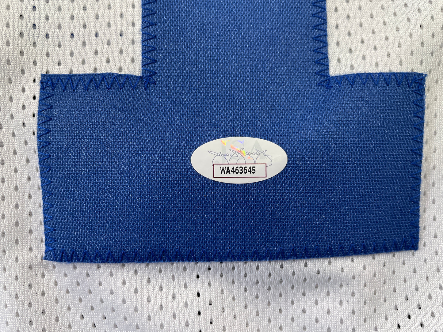 BOB LILLY DALLAS COWBOYS SIGNED HOME JERSEY w/MrCowboy JSA