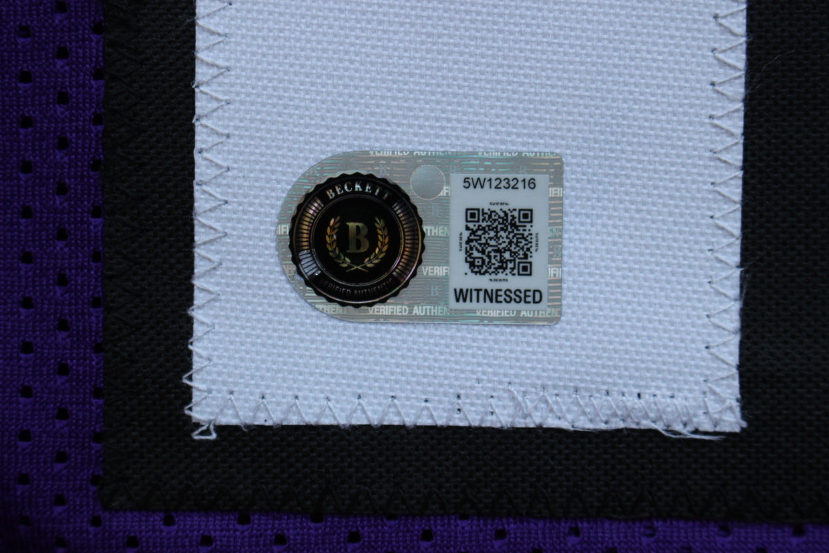 TREVONE BOYKIN TCU HORNED FROGS SIGNED PURPLE JERSEY wBIG12POY BAS