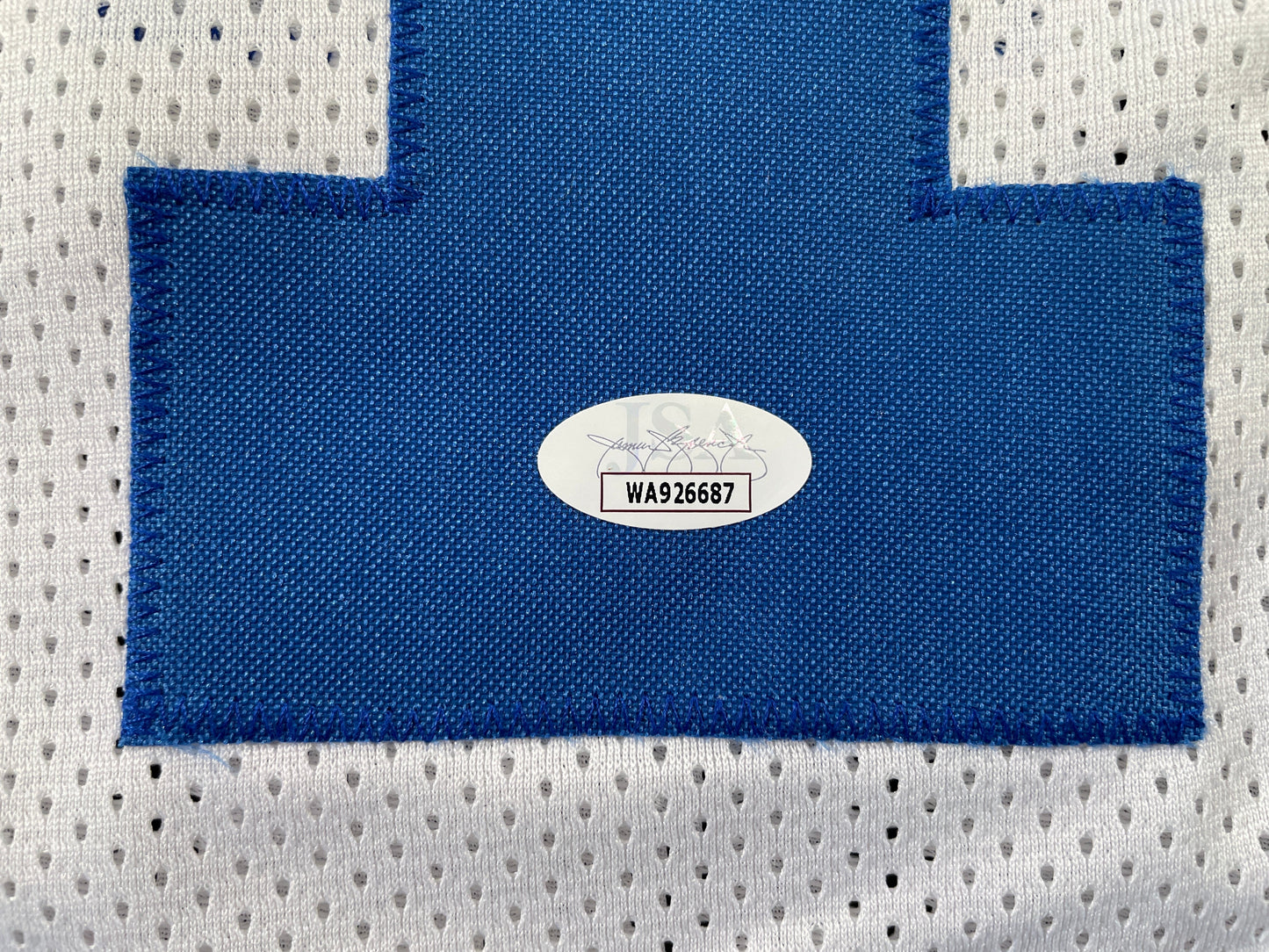 BOB LILLY DALLAS COWBOYS SIGNED HOME JERSEY w/MrCowboy JSA