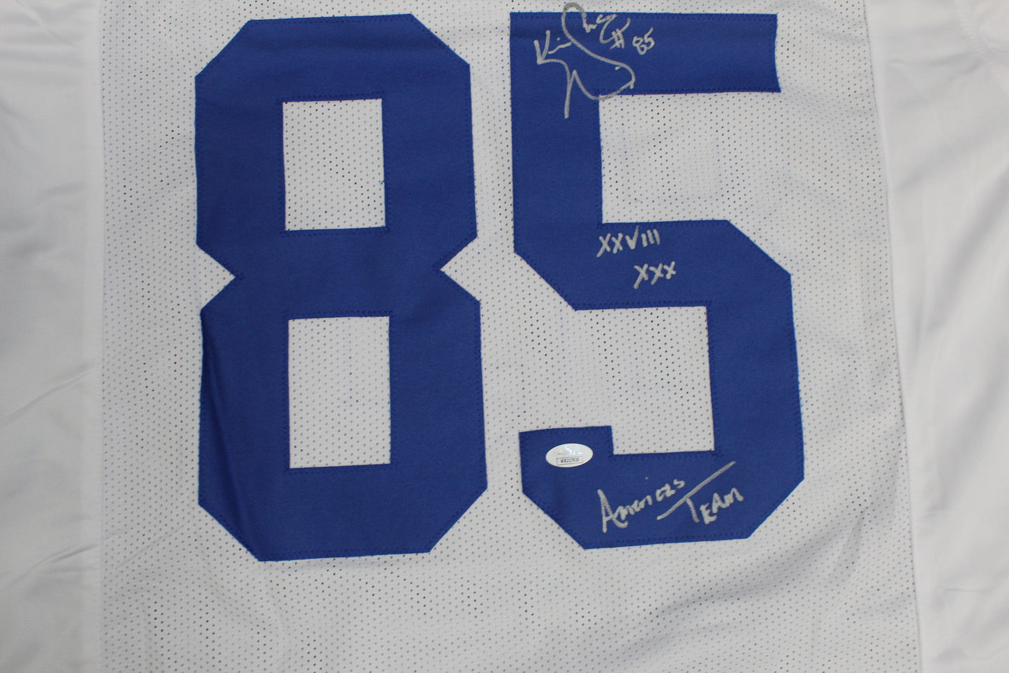 KEVIN WILLIAMS DALLAS COWBOYS SIGNED JERSEY Hurricanes w/INSCs 2XL JSA