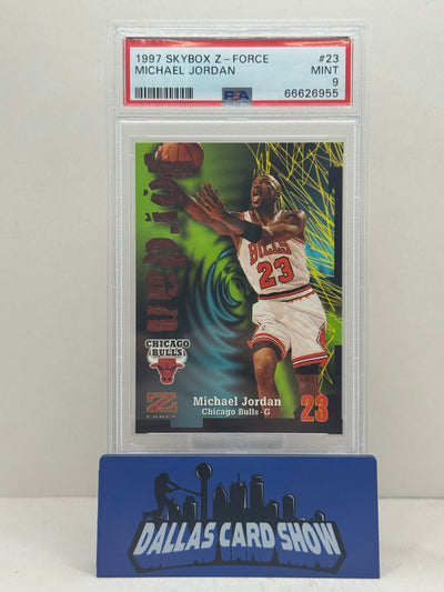 1997 Skybox Z-Force #23 Michael Jordan PSA 9