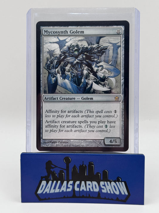 2004 Magic the Gathering - Mycosynth Golem (Rare) - 4/5 Fifth Dawn (5DN) LP