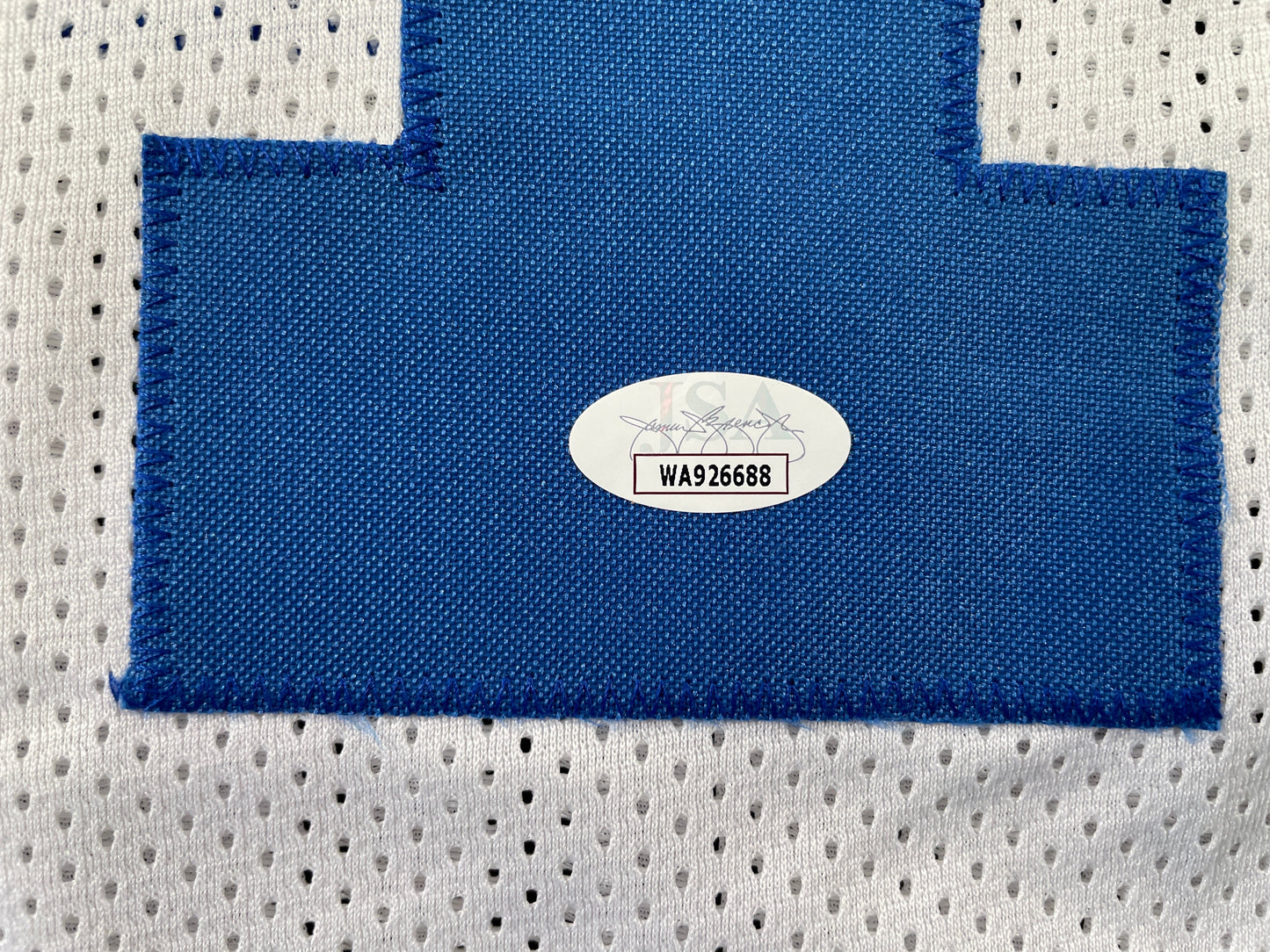 BOB LILLY DALLAS COWBOYS SIGNED HOME JERSEY w/MrCowboy JSA