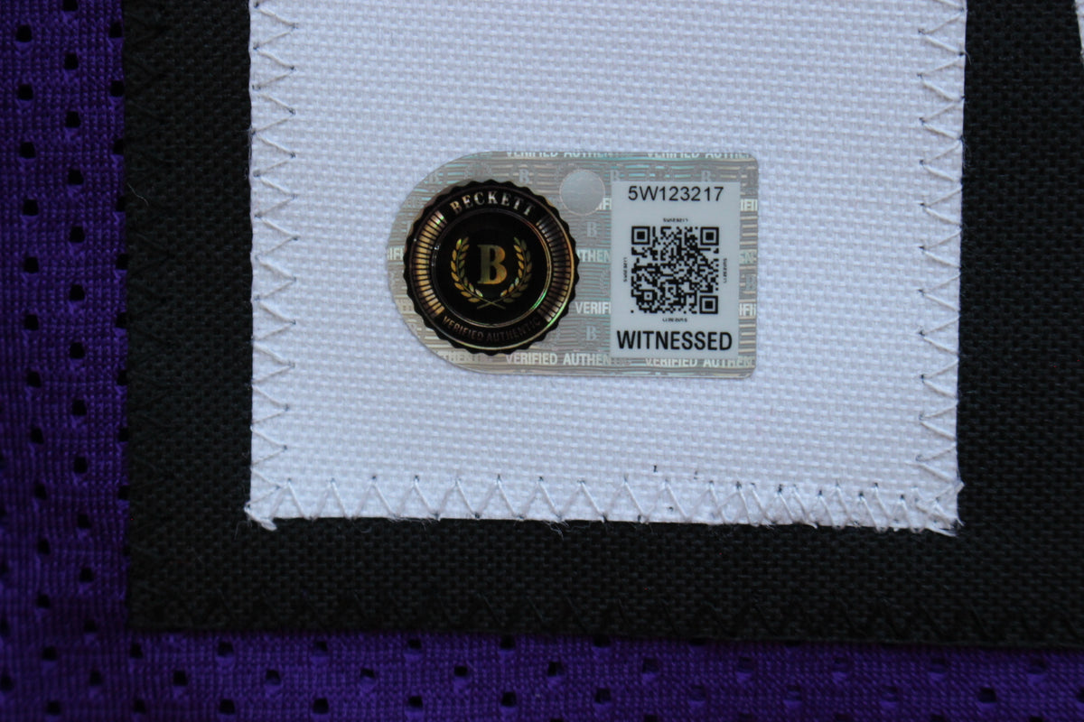 TREVONE BOYKIN TCU HORNED FROGS SIGNED PURPLE JERSEY wBIG12POY BAS
