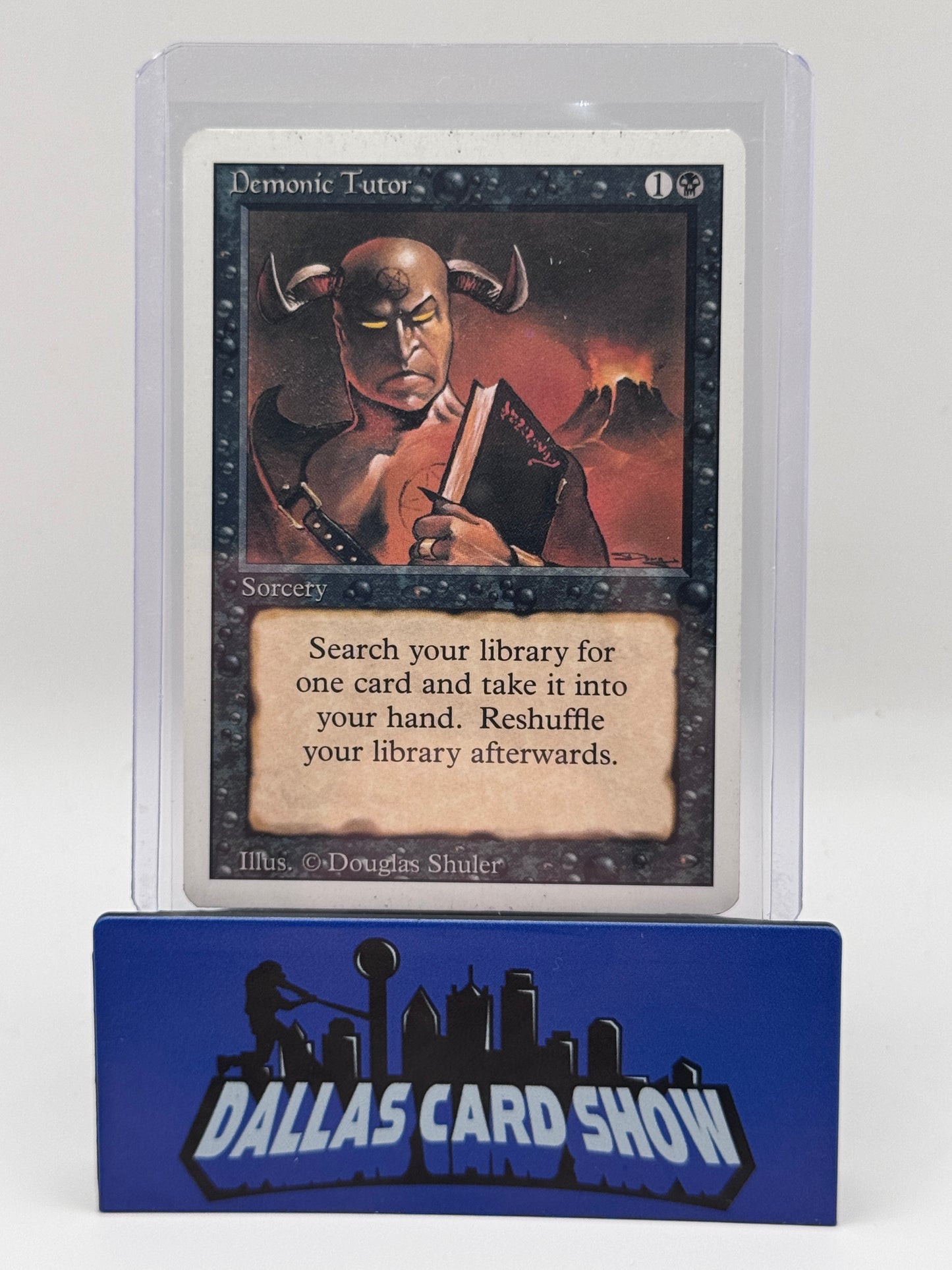 1994 Magic the Gathering - Demonic Tutor - Revised Edition (3ED) MP