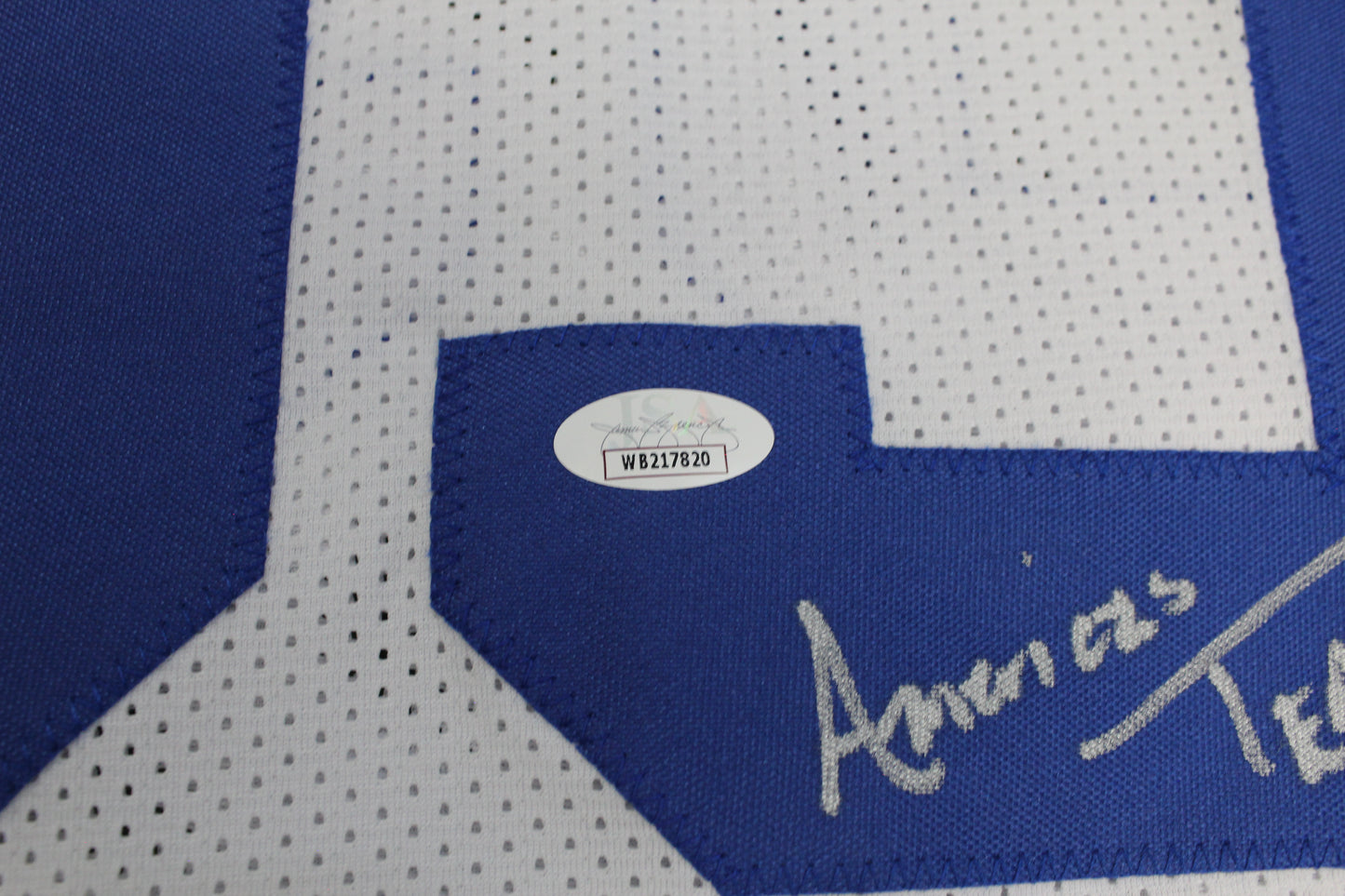 KEVIN WILLIAMS DALLAS COWBOYS SIGNED JERSEY Hurricanes w/INSCs 2XL JSA