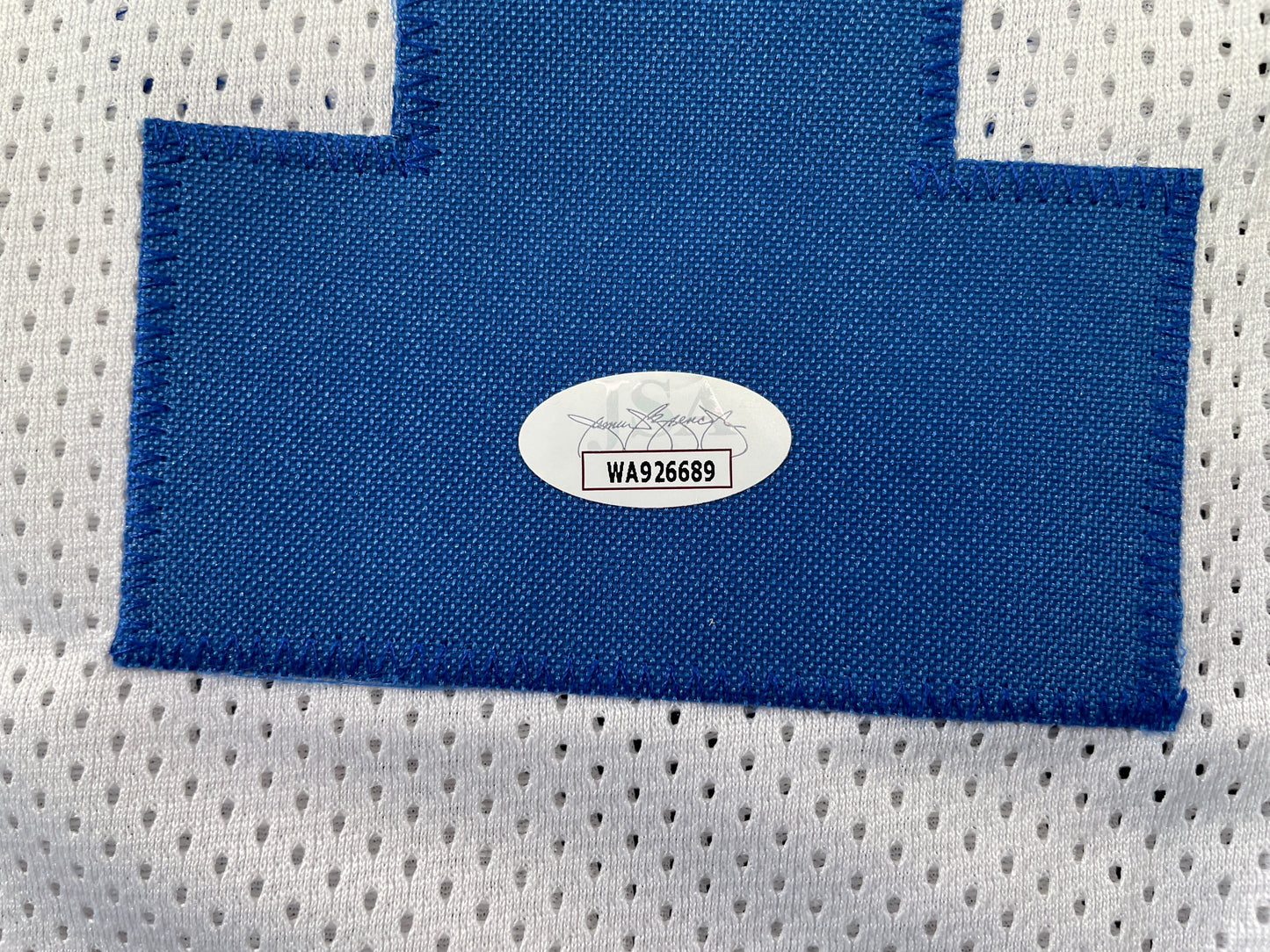 BOB LILLY DALLAS COWBOYS SIGNED HOME JERSEY w/MrCowboy JSA