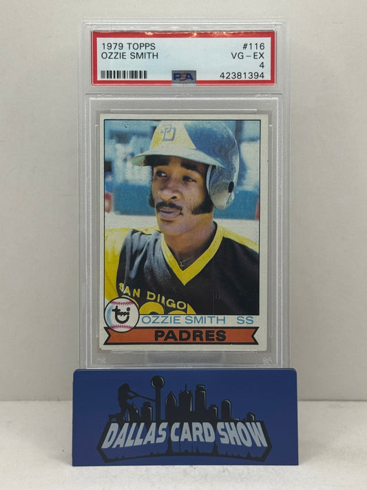 1979 Topps #116 Ozzie Smith Rookie RC PSA 4