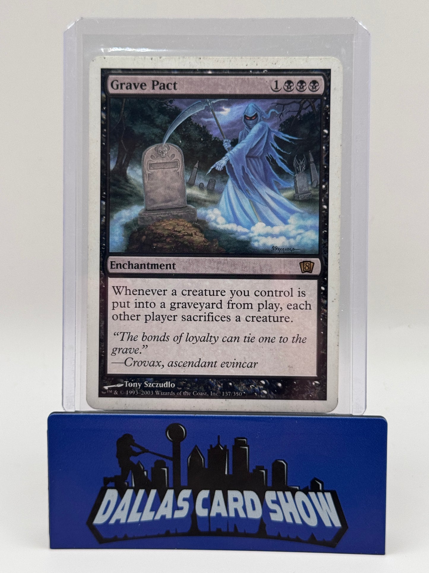 2003 Magic the Gathering - Grave Pact (Rare) - 8th Edition (8ED) NM