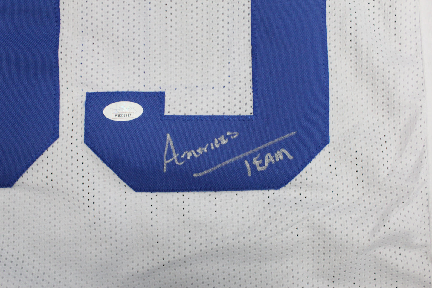 KEVIN WILLIAMS DALLAS COWBOYS SIGNED JERSEY Hurricanes w/INSCs 2XL JSA