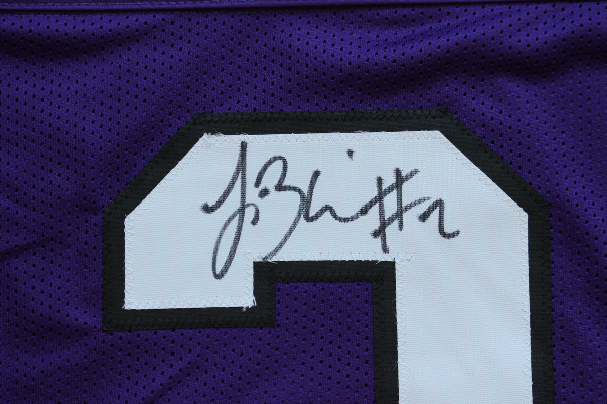 TREVONE BOYKIN TCU HORNED FROGS SIGNED PURPLE JERSEY wBIG12POY BAS