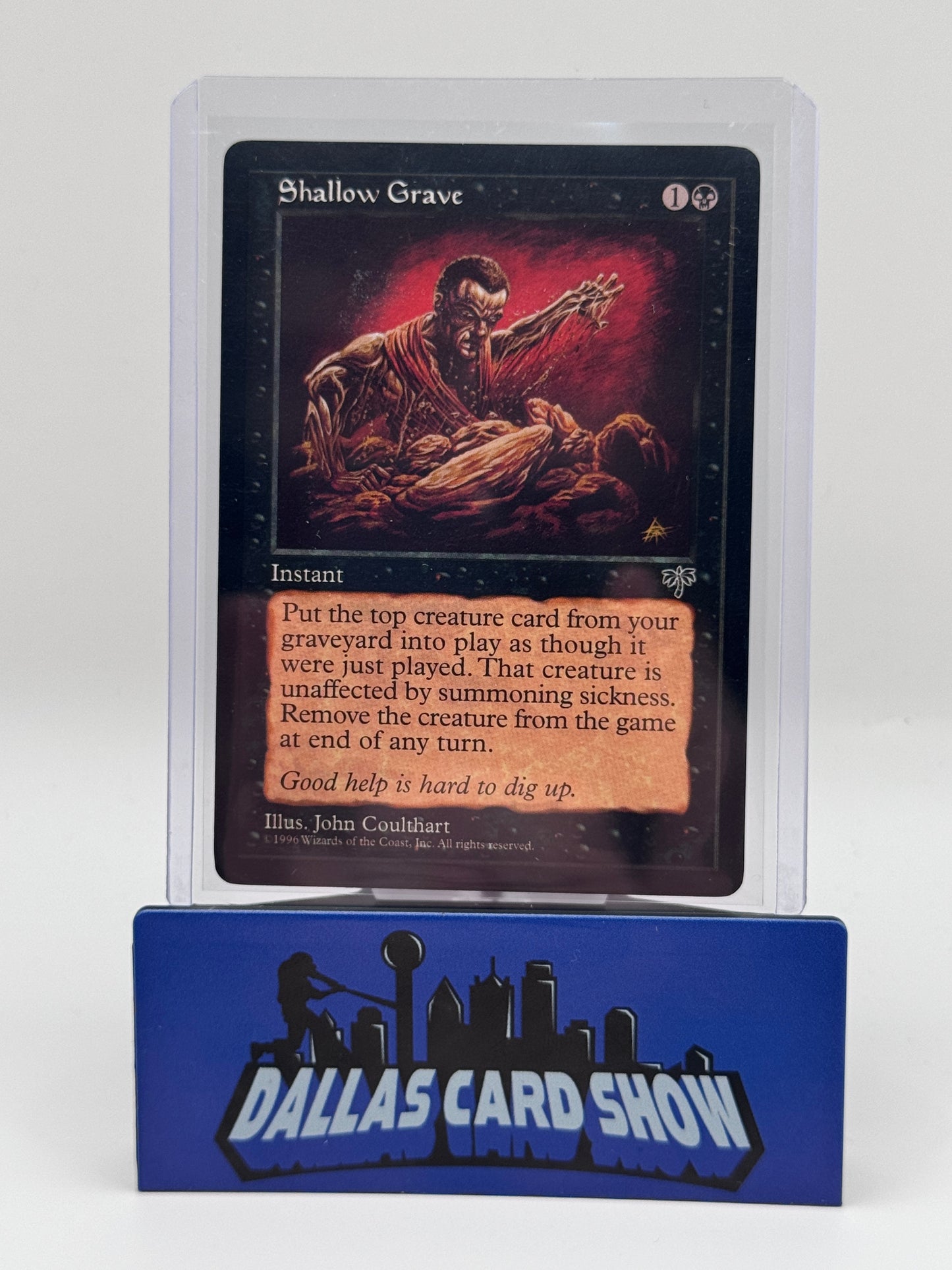 1996 Magic the Gathering - Shallow Grave (Rare) - Mirage (MIR) NM