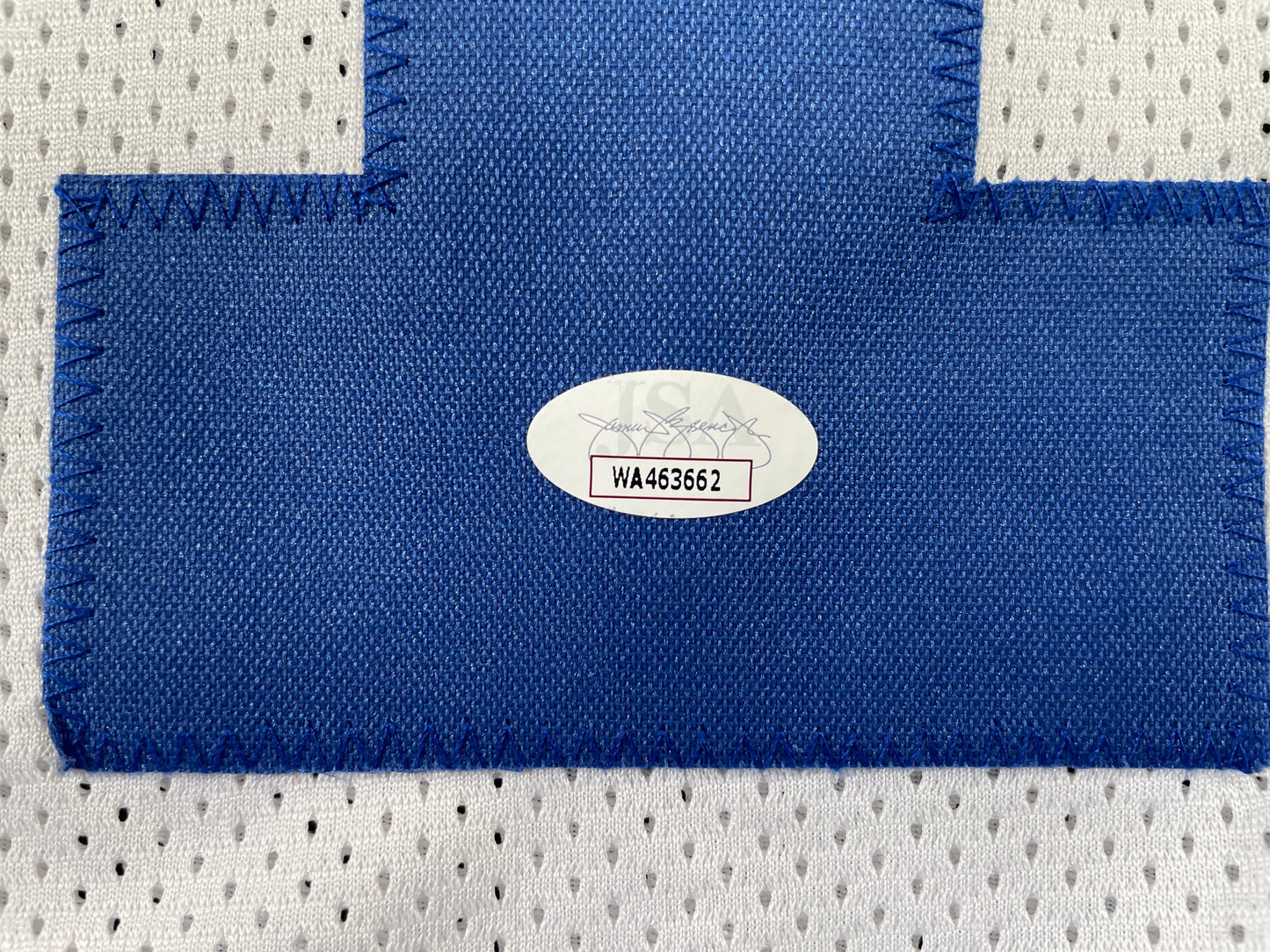 BOB LILLY DALLAS COWBOYS SIGNED HOME JERSEY w/HOF JSA COA