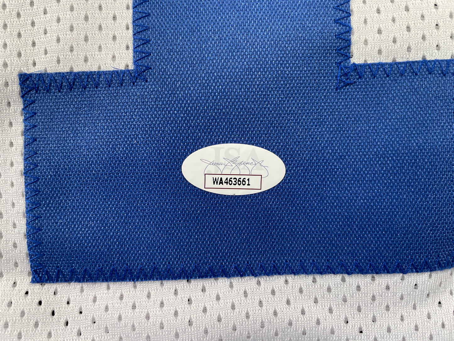 BOB LILLY DALLAS COWBOYS SIGNED HOME JERSEY w/HOF JSA COA