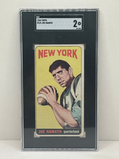 1965 Topps #122 Joe Namath Rookie RC SGC 2