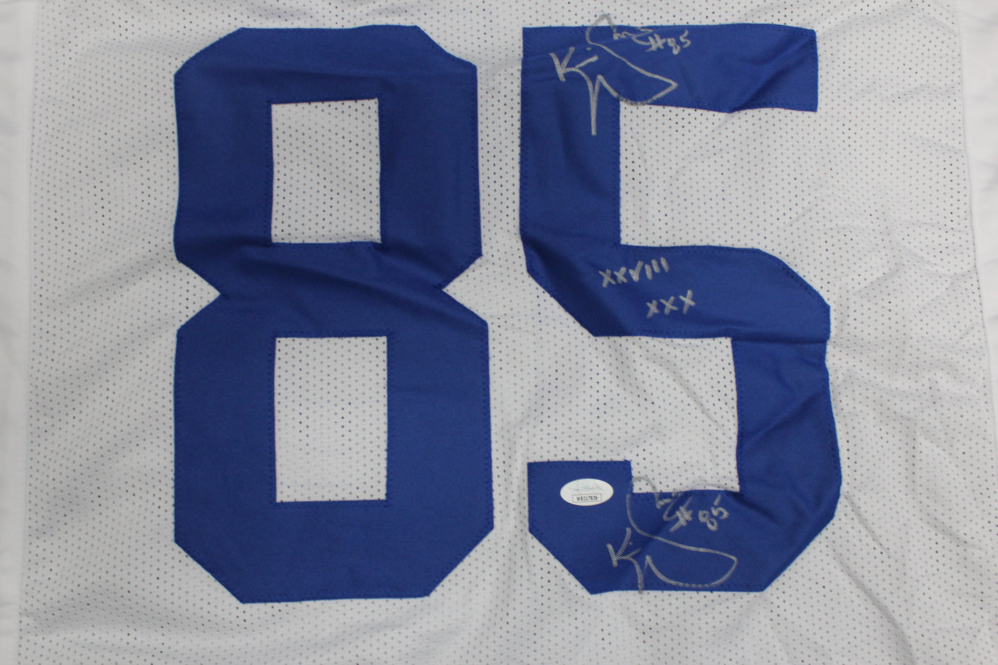 KEVIN WILLIAMS DALLAS COWBOYS SIGNED JERSEY Hurricanes w/INSCs 3XL JSA