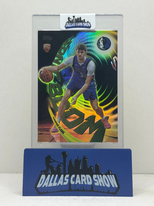 2025-26 Topps SB-18 Cooper Flagg Sonic Boom Rookie RC Mavericks