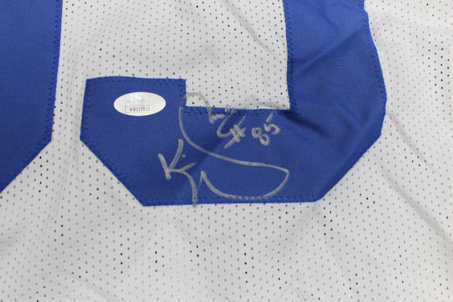 KEVIN WILLIAMS DALLAS COWBOYS SIGNED JERSEY Hurricanes w/INSCs 3XL JSA