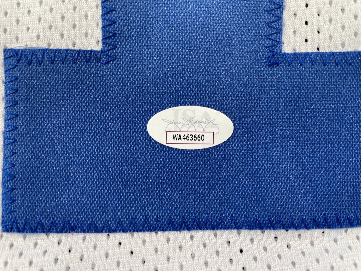 BOB LILLY DALLAS COWBOYS SIGNED HOME JERSEY w/HOF JSA COA