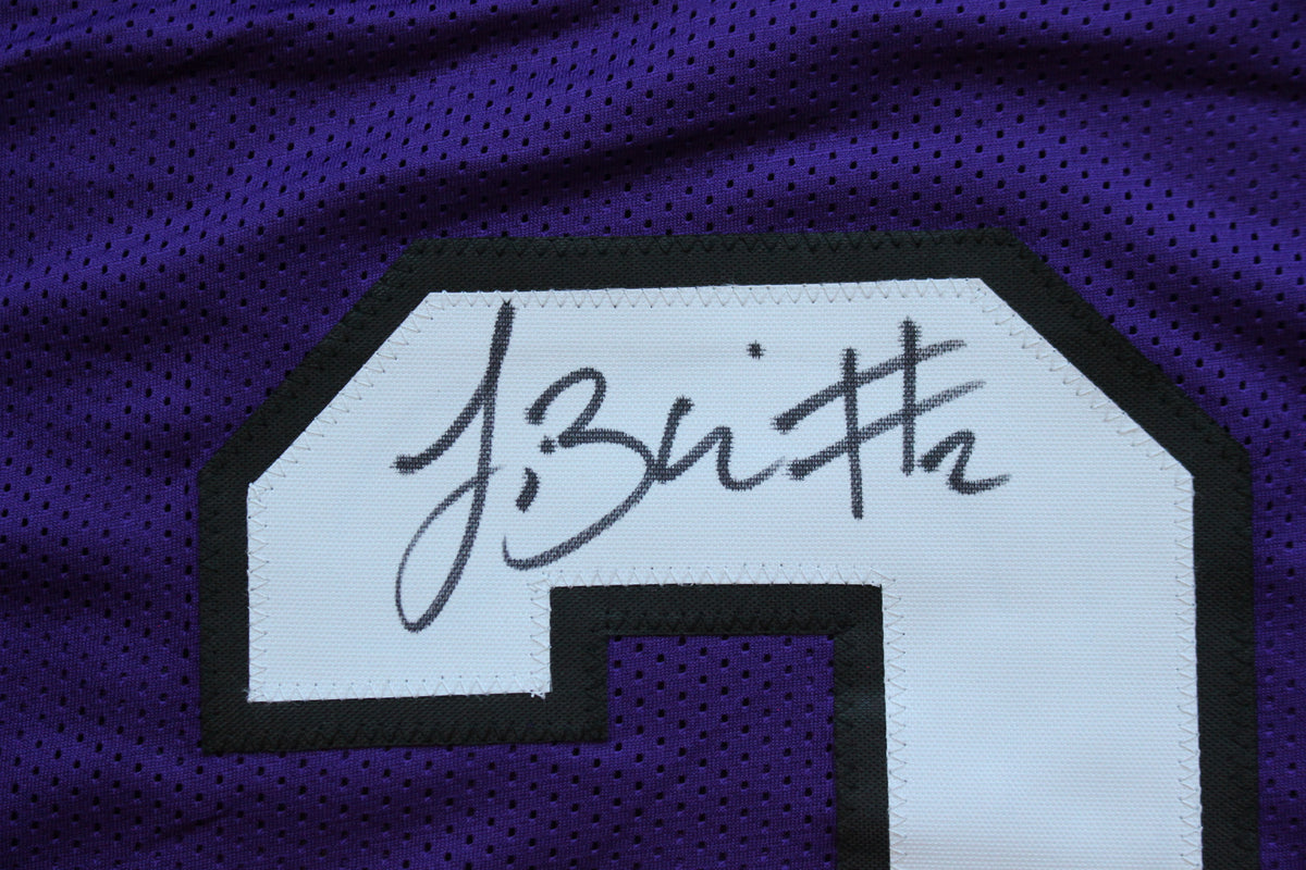 TREVONE BOYKIN TCU HORNED FROGS SIGNED PURPLE JERSEY wBIG12POY BAS