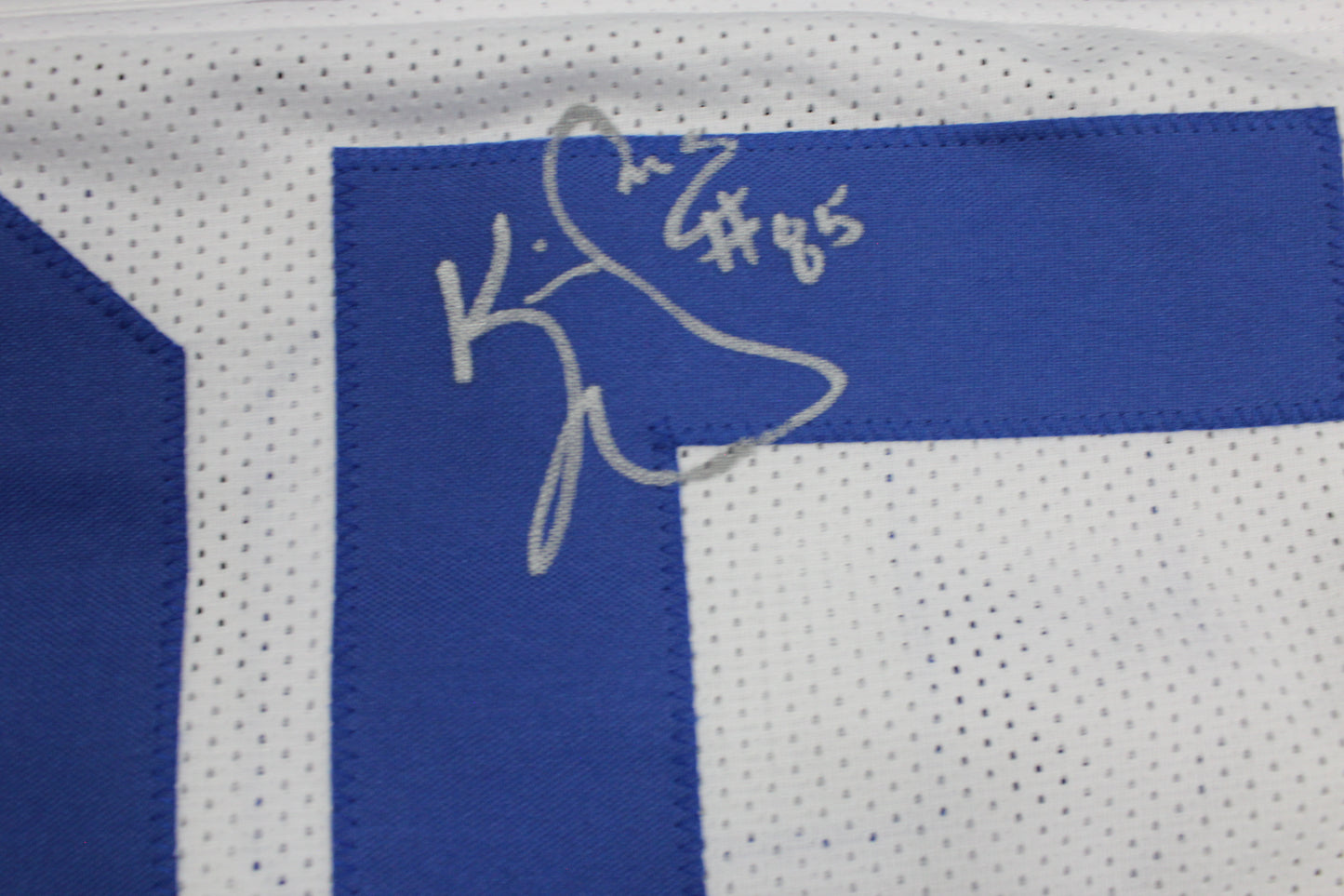 KEVIN WILLIAMS DALLAS COWBOYS SIGNED JERSEY Hurricanes w/INSCs XL JSA