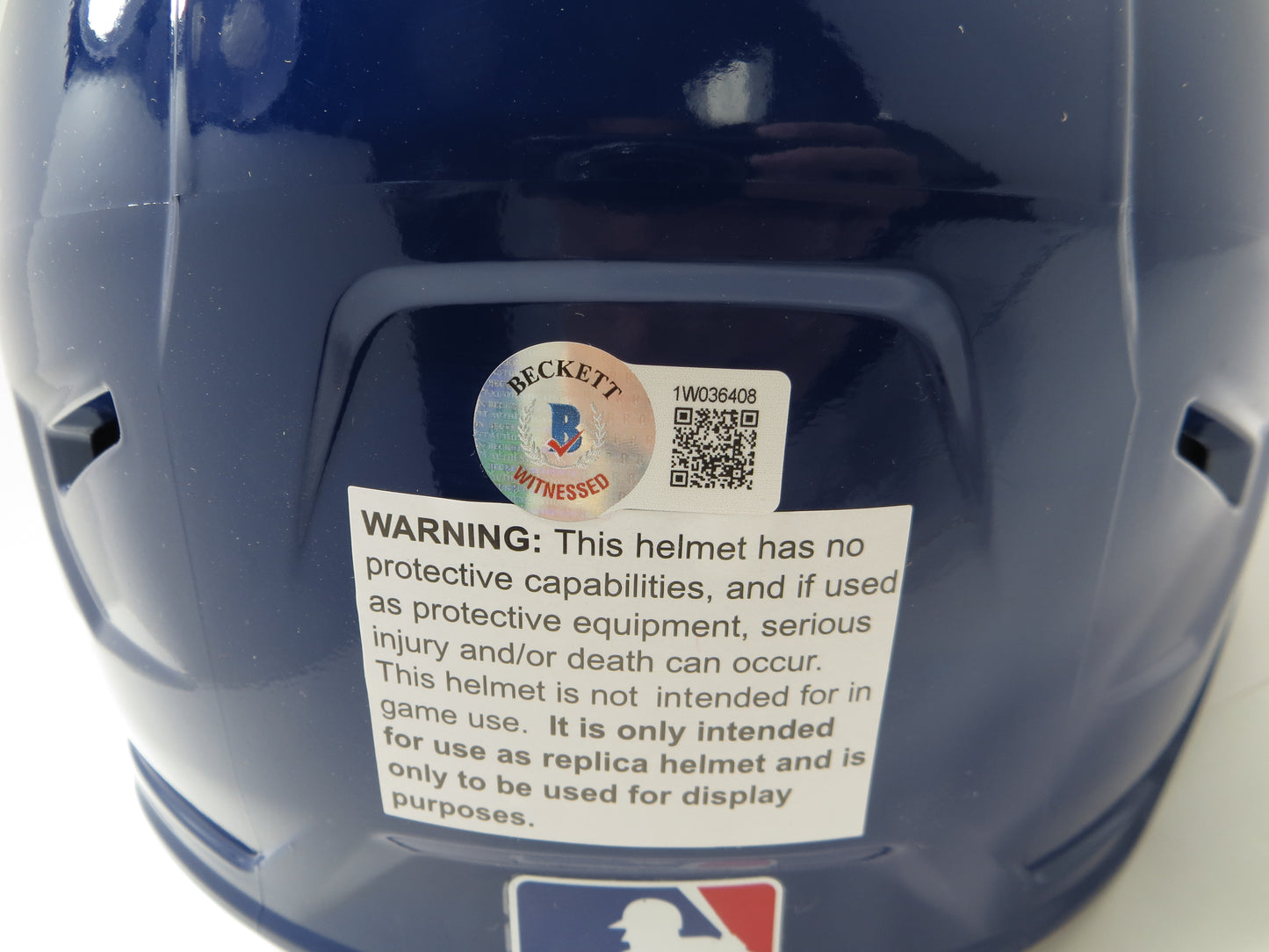 MICHAEL YOUNG TEXAS RANGERS SIGNED FULL SIZE BATTING HELMET BAS COA