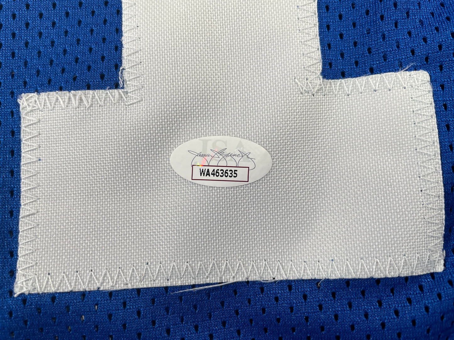 BOB LILLY DALLAS COWBOYS SIGNED Throwback JERSEY w/HOF80 JSA COA