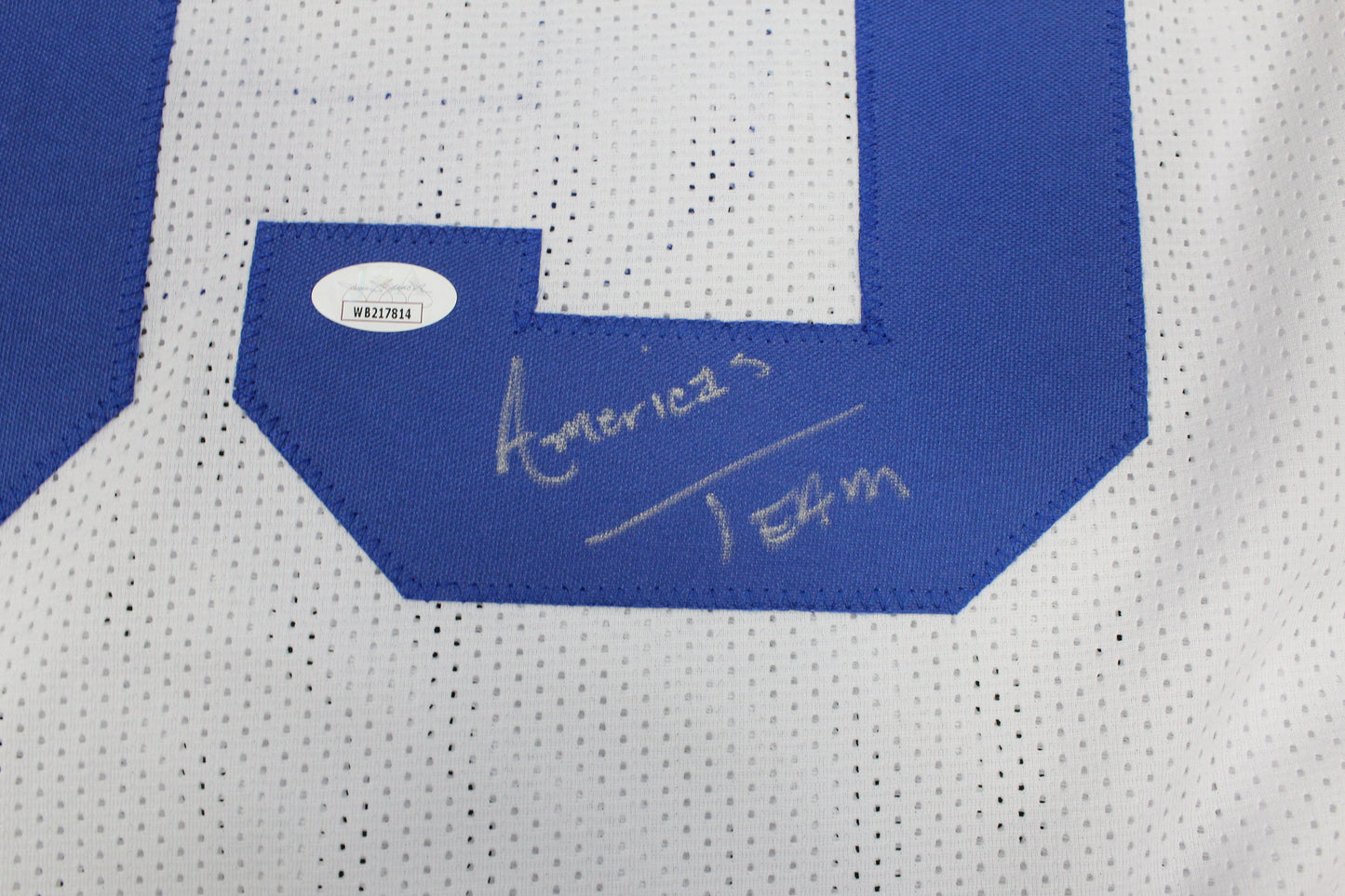 KEVIN WILLIAMS DALLAS COWBOYS SIGNED JERSEY Hurricanes w/INSCs XL JSA