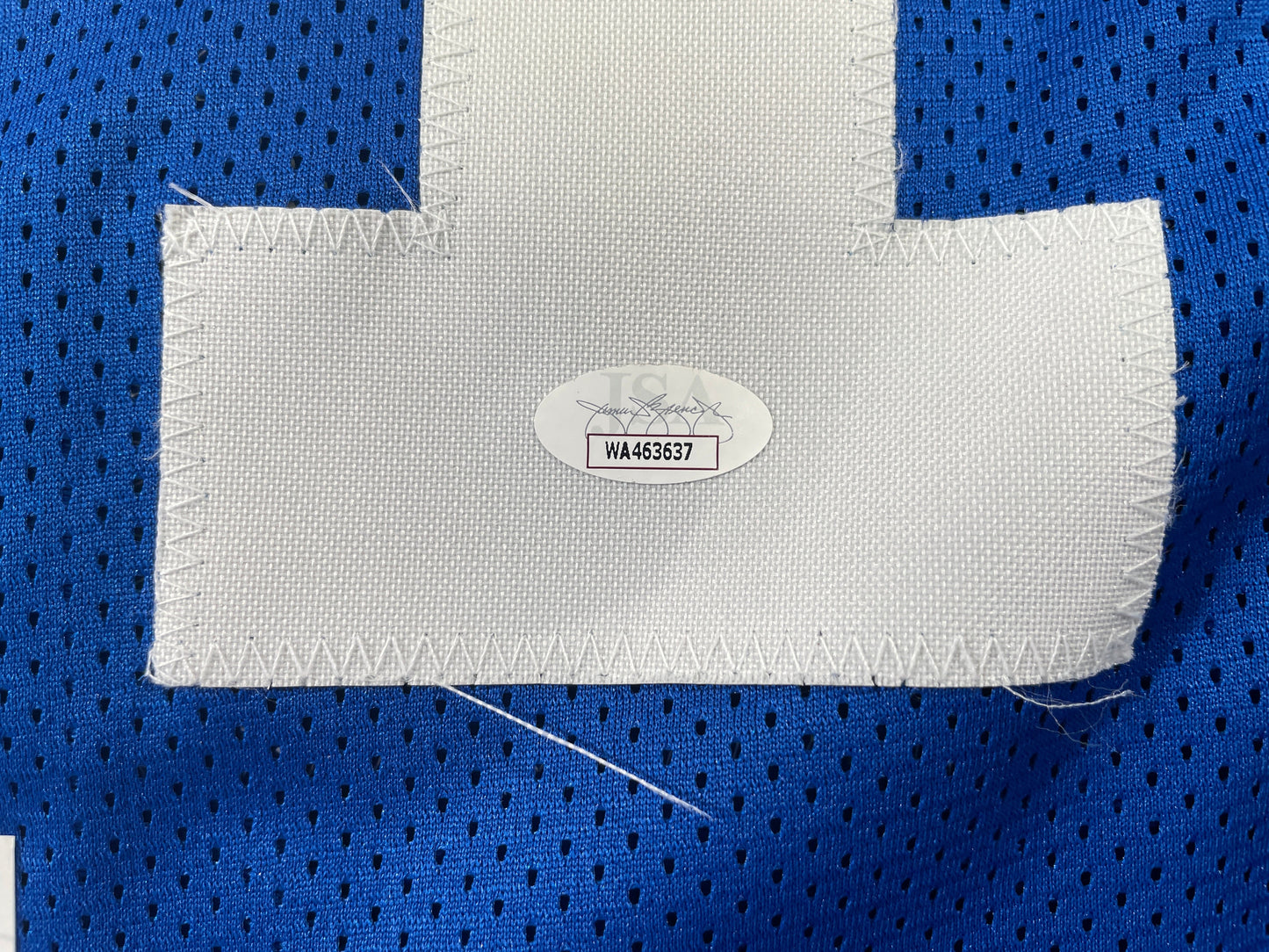 BOB LILLY DALLAS COWBOYS SIGNED Throwback JERSEY w/HOF80 JSA COA