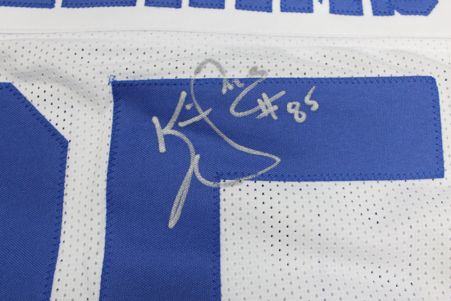 KEVIN WILLIAMS DALLAS COWBOYS SIGNED JERSEY Hurricanes w/INSCs XL JSA