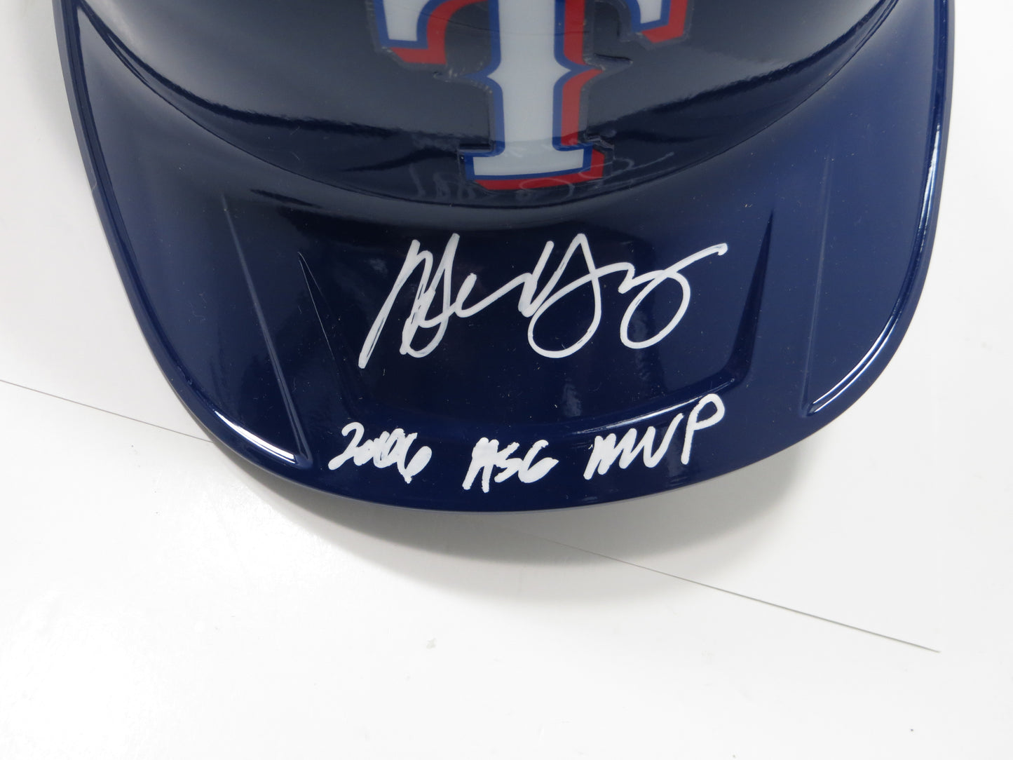 MICHAEL YOUNG TEXAS RANGERS FULL SIZE BATTING HELMET w/ASGMVP BAS COA