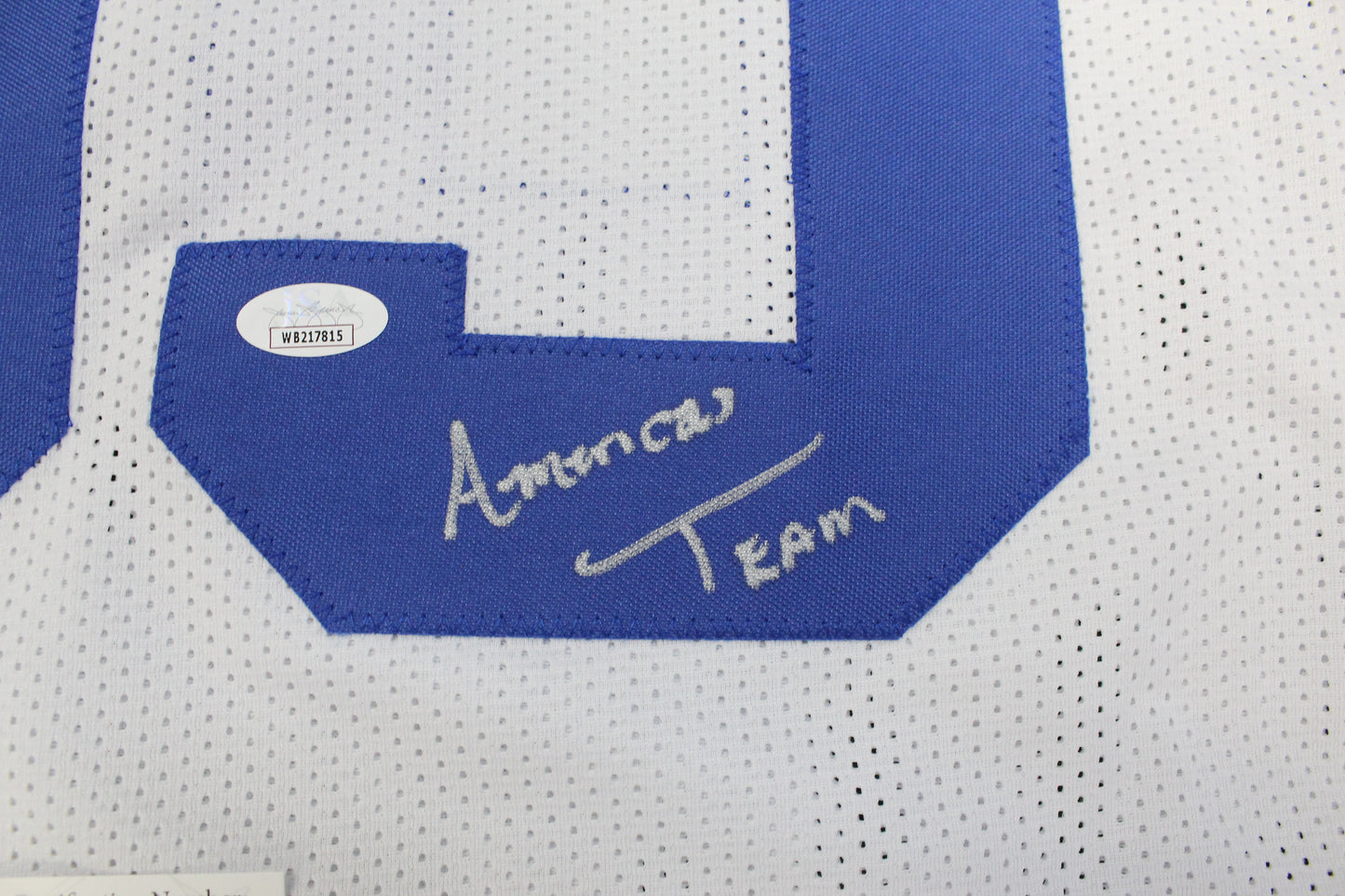 KEVIN WILLIAMS DALLAS COWBOYS SIGNED JERSEY Hurricanes w/INSCs XL JSA