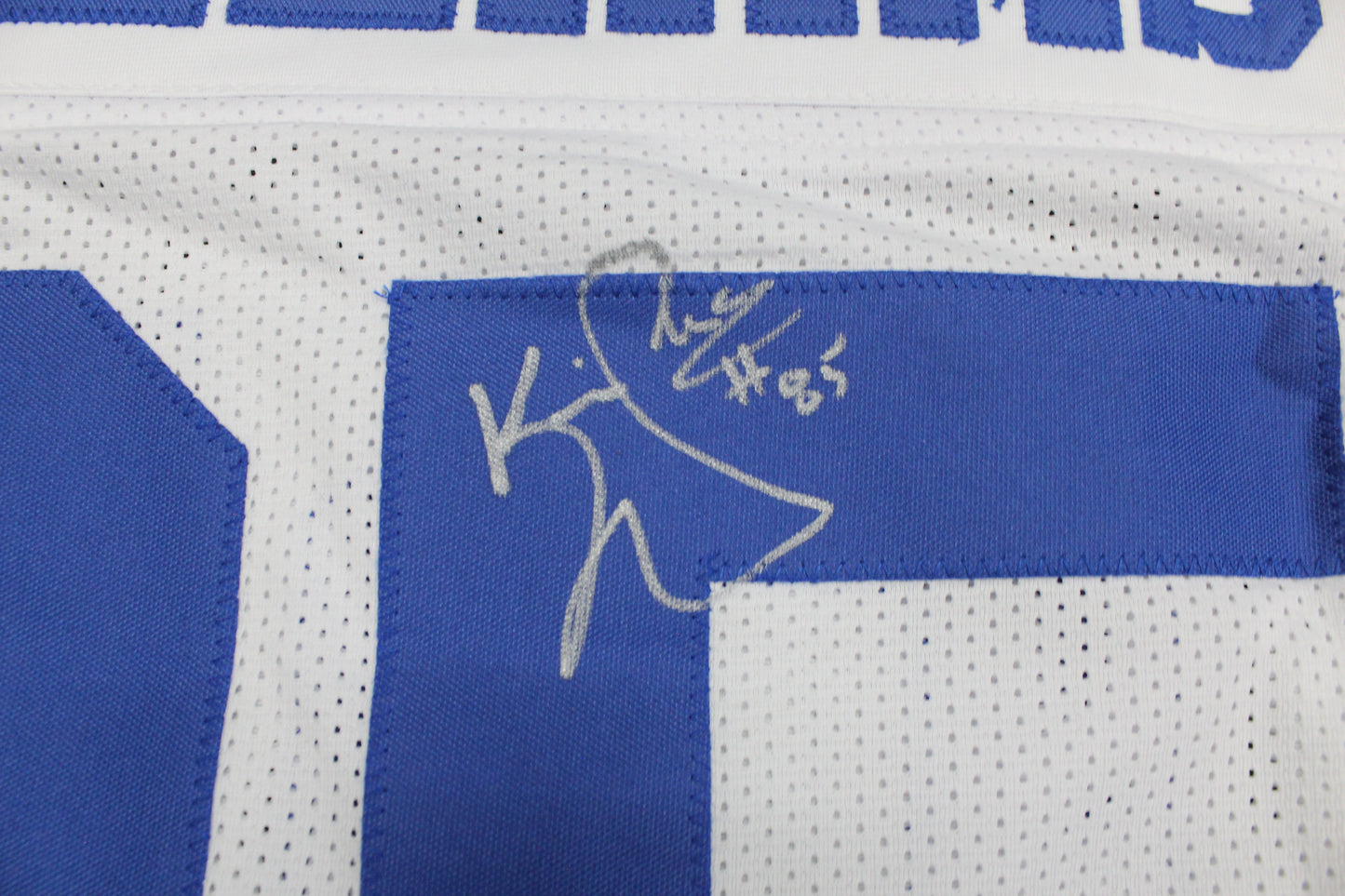 KEVIN WILLIAMS DALLAS COWBOYS SIGNED JERSEY Hurricanes w/INSCs XL JSA