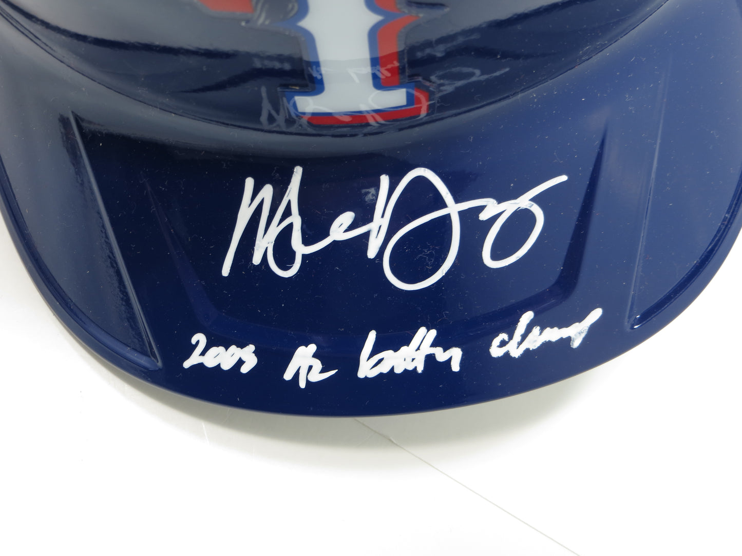MICHAEL YOUNG TEXAS RANGERS FULL SIZE BATTING HELMET w/05BattingChamp BAS