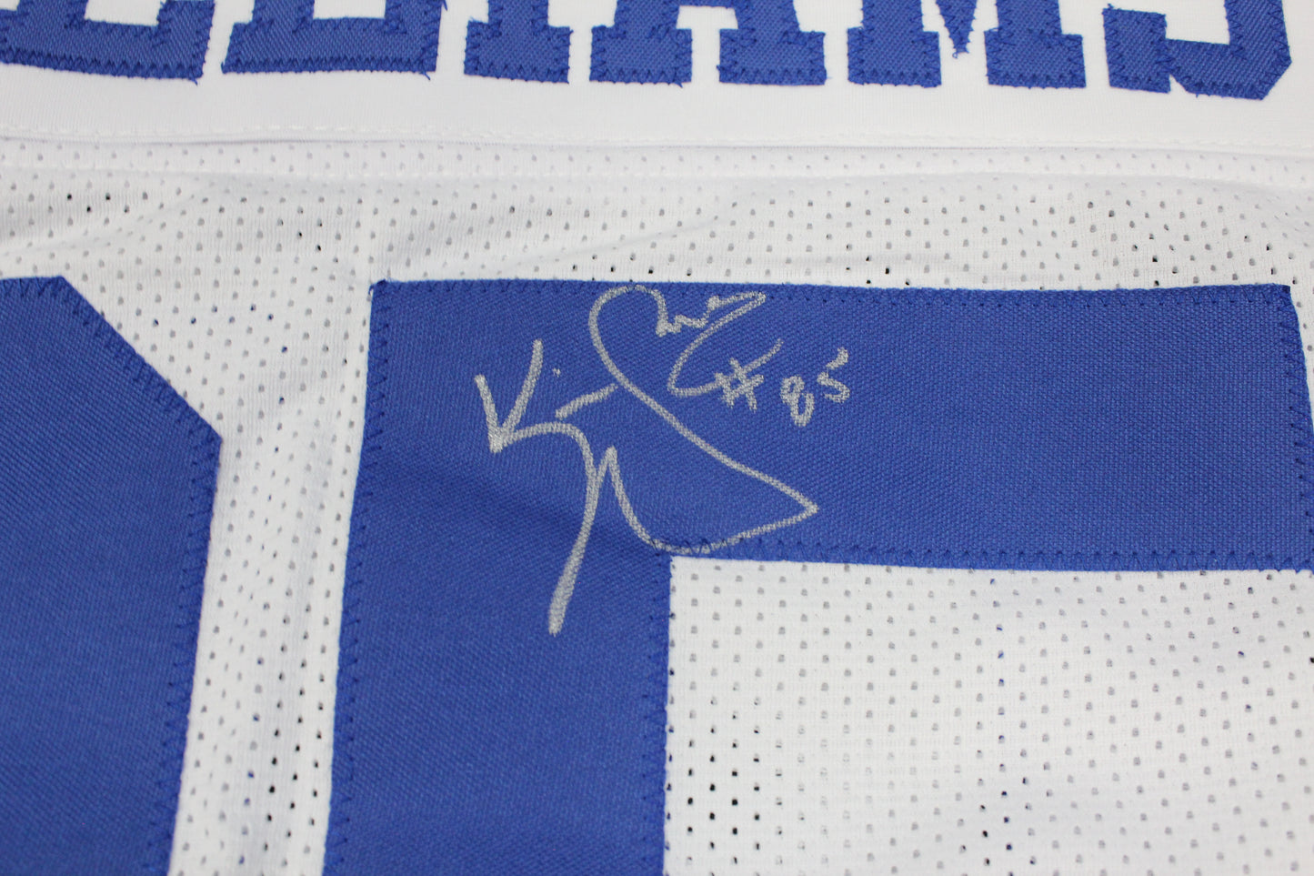 KEVIN WILLIAMS DALLAS COWBOYS SIGNED JERSEY Hurricanes w/INSCs XL JSA