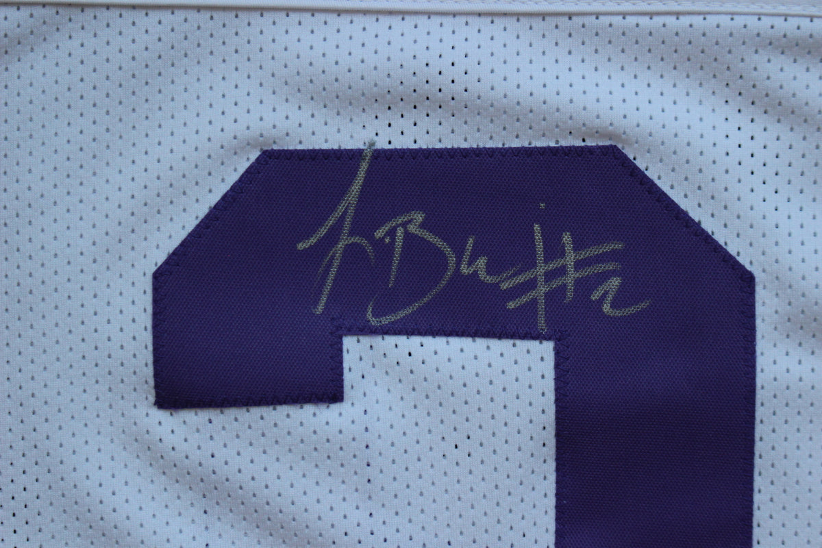 TREVONE BOYKIN TCU HORNED FROGS SIGNED WHITE JERSEY wBIG12POY BAS