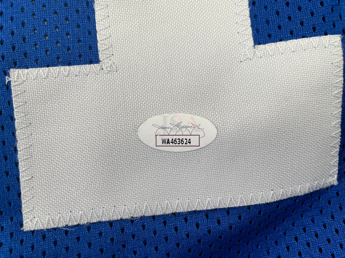 BOB LILLY DALLAS COWBOYS SIGNED Throwback JERSEY w/HOF80 JSA COA