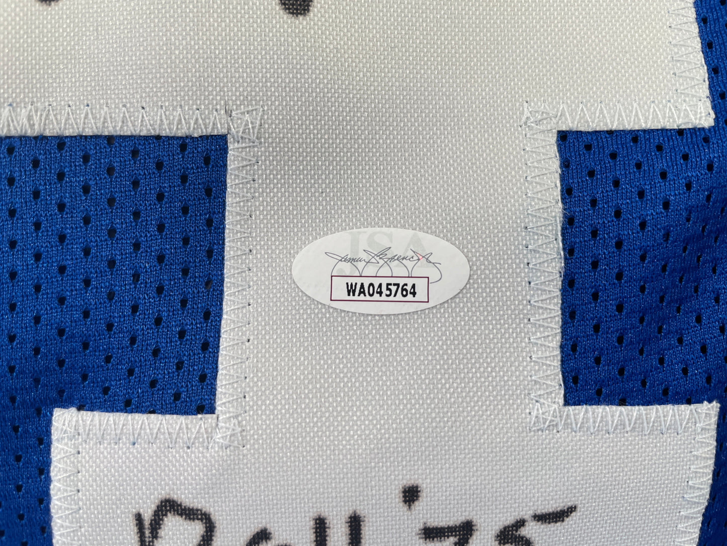 BOB LILLY DALLAS COWBOYS SIGNED Throwback JERSEY w/ROH75 JSA COA