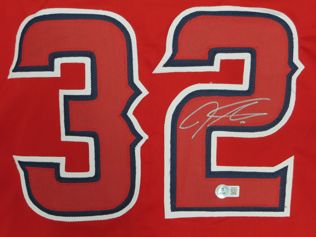 JOSH HAMILTON LOS ANGELES ANGELS SIGNED JERSEY size XL BAS COA