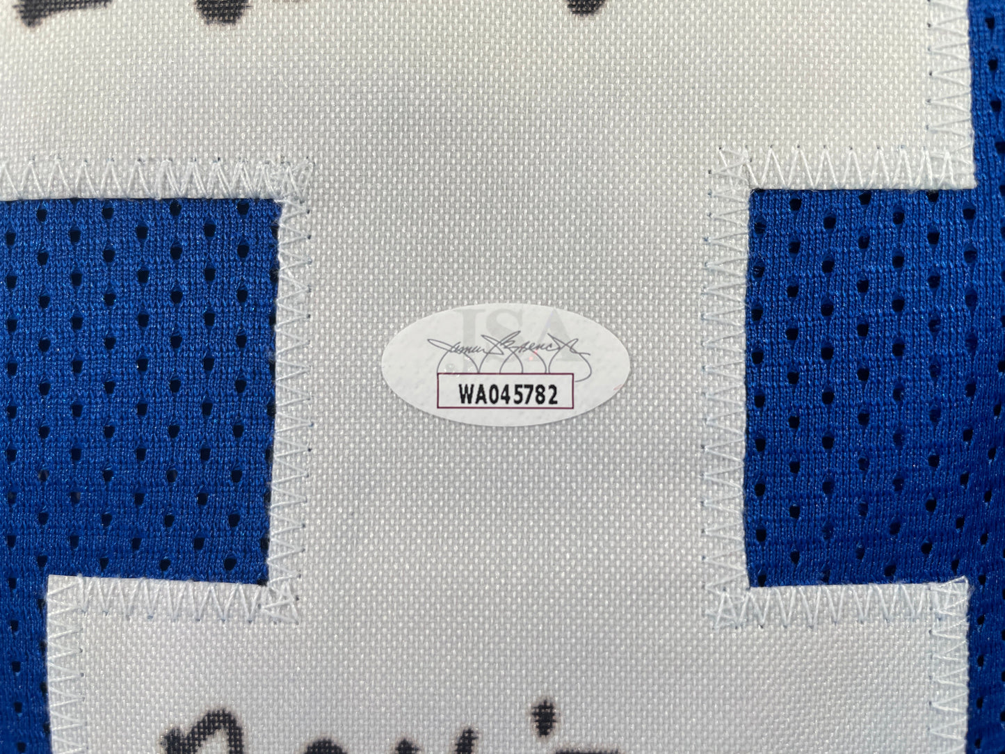 BOB LILLY DALLAS COWBOYS SIGNED Throwback JERSEY w/ROH75 JSA COA