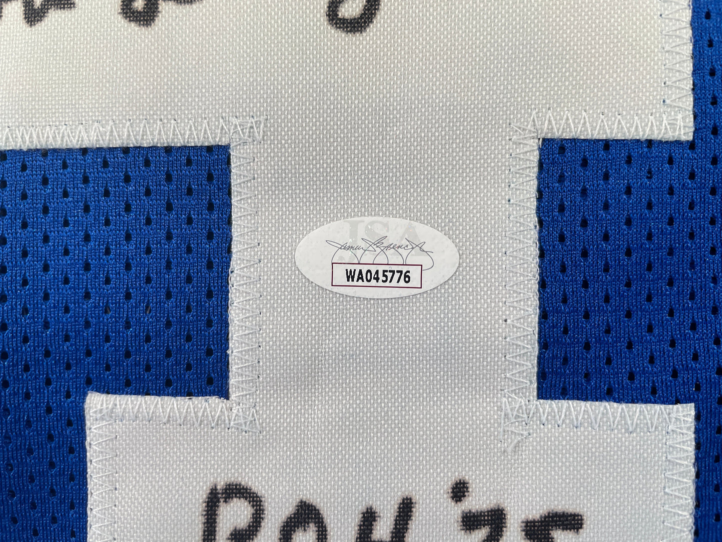 BOB LILLY DALLAS COWBOYS SIGNED Throwback JERSEY w/ROH75 JSA COA