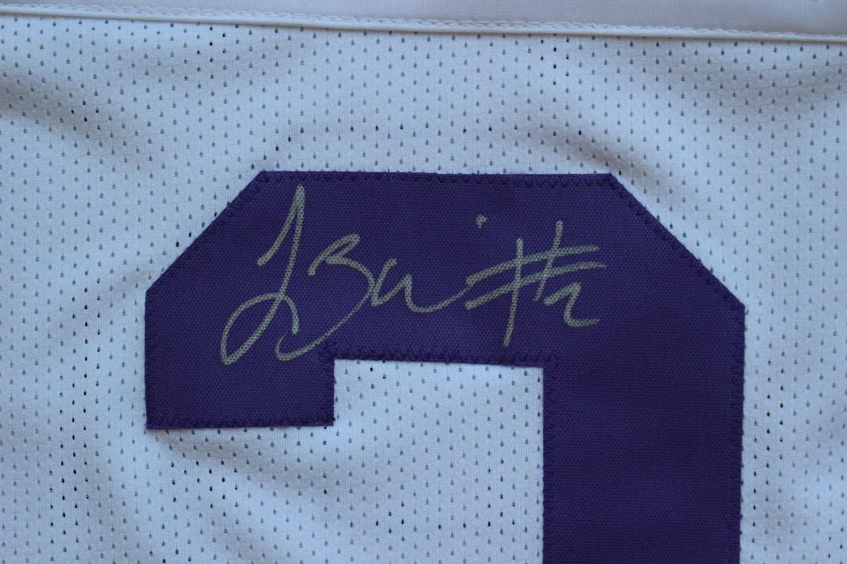 TREVONE BOYKIN TCU HORNED FROGS SIGNED WHITE JERSEY wBIG12POY BAS