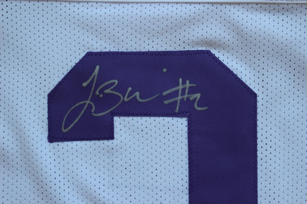 TREVONE BOYKIN TCU HORNED FROGS SIGNED WHITE JERSEY wBIG12POY BAS
