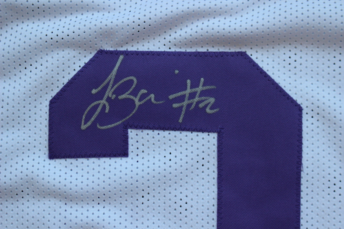 TREVONE BOYKIN TCU HORNED FROGS SIGNED WHITE JERSEY wBIG12POY BAS