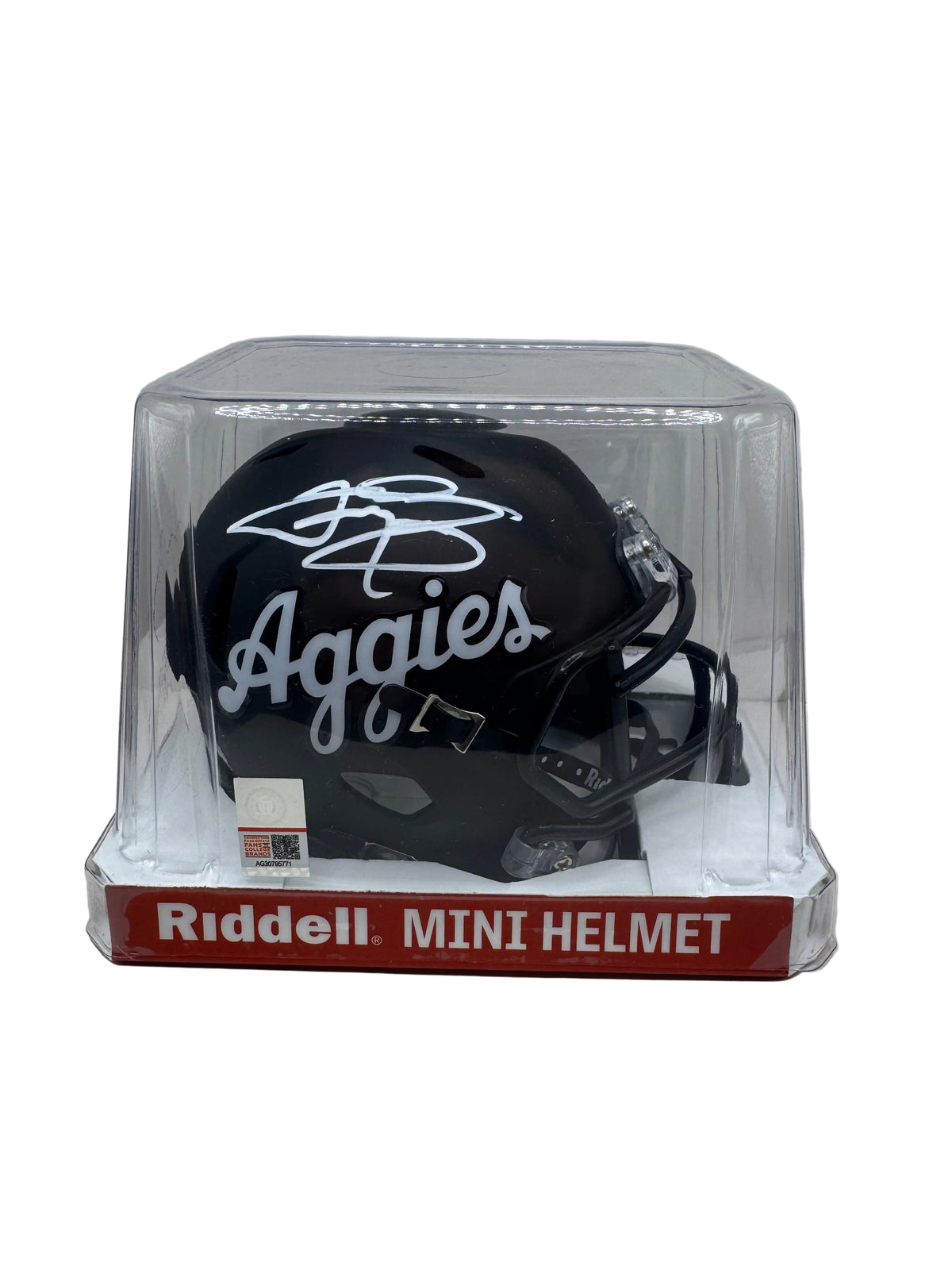 Johnny Manziel Signed Mini Helmet BAS Authentic