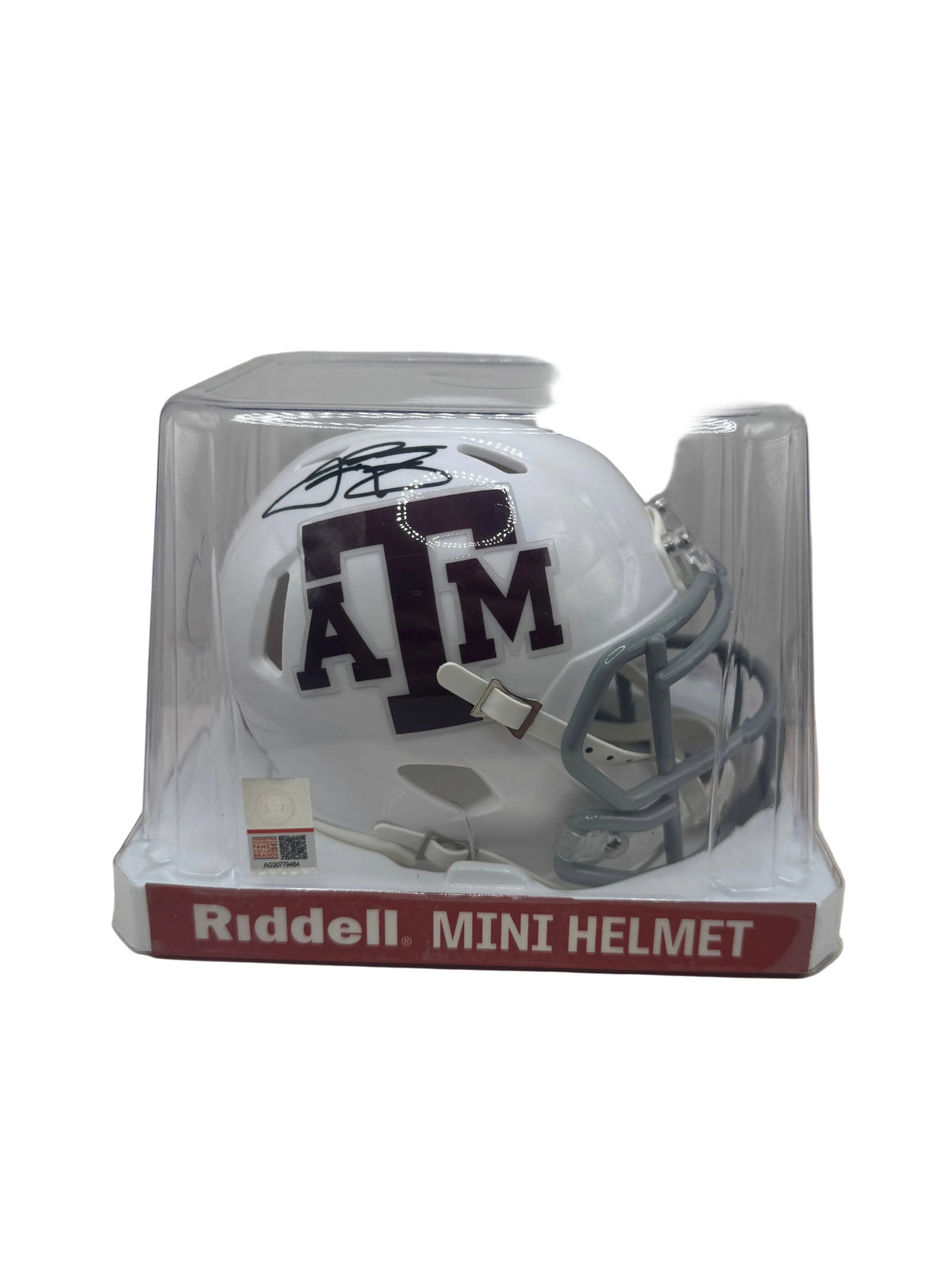 Johnny Manziel Signed Mini Helmet BAS Authentic