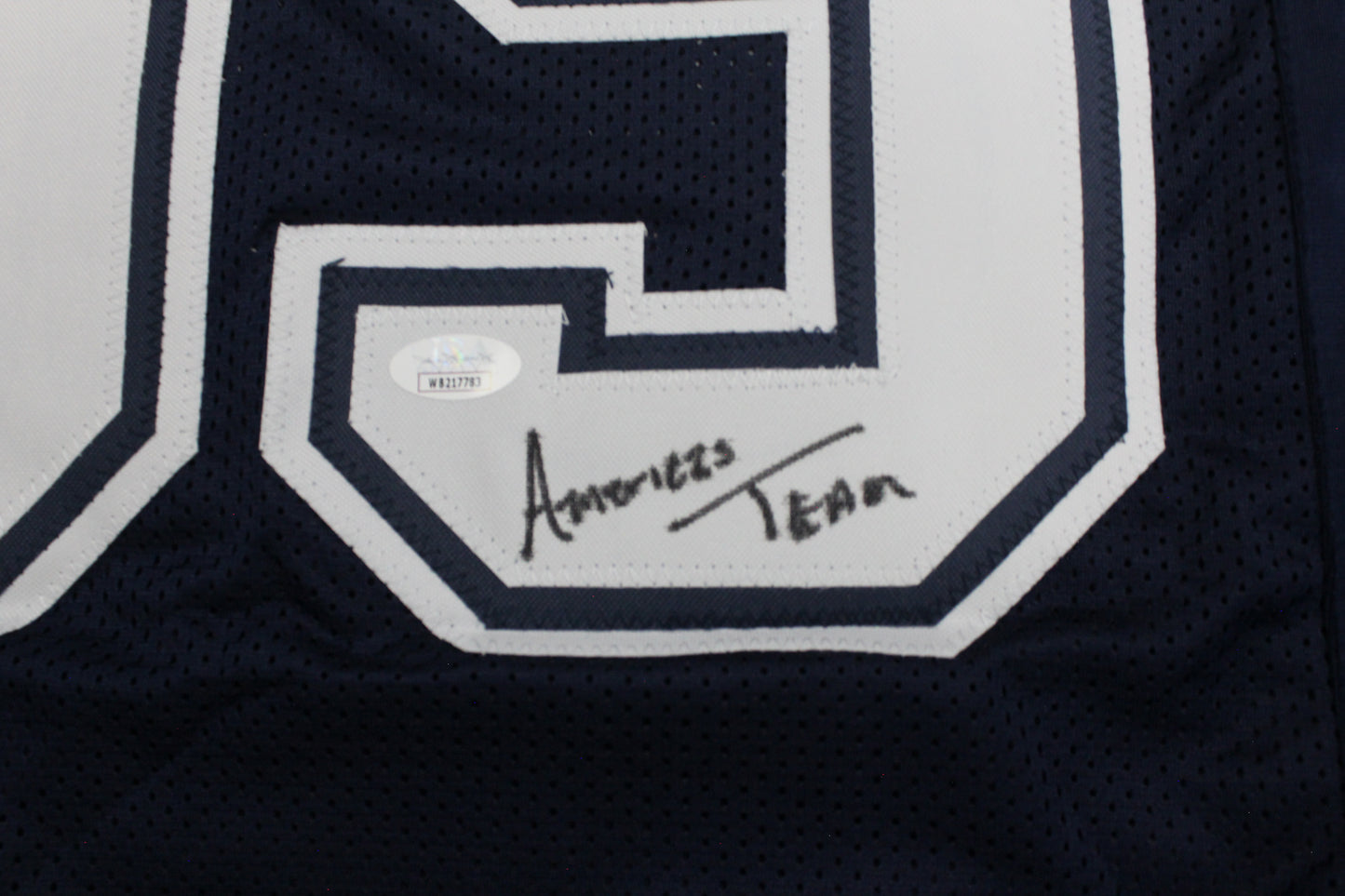 KEVIN WILLIAMS DALLAS COWBOYS SIGNED Blue JERSEY Hurricanes w/INSCs M JSA