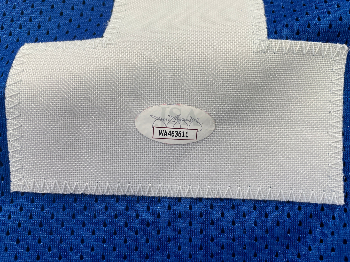 BOB LILLY DALLAS COWBOYS SIGNED Throwback JERSEY w/MrCowboy JSA COA